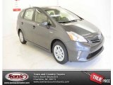 Magnetic Gray Metallic Toyota Prius v in 2014