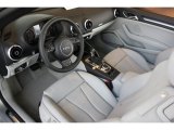 2015 Audi A3 2.0 Prestige quattro Cabriolet Titanium Gray Interior