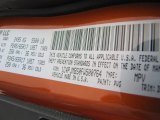 2015 Cherokee Color Code for Mango Tango Pearl - Color Code: PVG