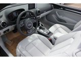 2015 Audi A3 2.0 Premium quattro Cabriolet Titanium Gray Interior