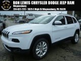 2015 Bright White Jeep Cherokee Limited 4x4 #96544709