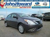 2015 Amethyst Gray Nissan Versa 1.6 SV Sedan #96544926