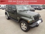 2008 Jeep Green Metallic Jeep Wrangler Unlimited Sahara 4x4 #96544744