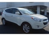 2011 Cotton White Hyundai Tucson Limited #96592190