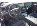 2015 BMW 5 Series 528i Sedan Black Interior