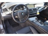 2015 BMW 5 Series 528i Sedan Black Interior