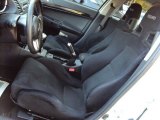 2012 Mitsubishi Lancer Evolution GSR Black Recaro Interior