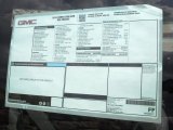 2015 GMC Sierra 3500HD Work Truck Regular Cab 4x4 Chassis Window Sticker