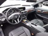 2015 Mercedes-Benz C 350 4Matic Coupe Black Interior