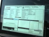 2015 GMC Sierra 2500HD Double Cab Chassis Window Sticker