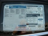 2015 Ford Fiesta Titanium Hatchback Window Sticker