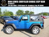 2015 Hydro Blue Pearl Jeep Wrangler Sport S 4x4 #96718215