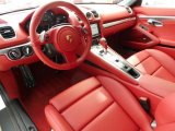 2015 Porsche Boxster GTS Garnet Red Natural Leather Interior