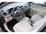 2012 Mitsubishi Lancer ES Beige Interior