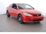2004 Rally Red Honda Civic Value Package Coupe #96718149