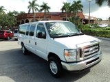 2014 Oxford White Ford E-Series Van E350 XLT Extended 15 Passenger Van #96758676