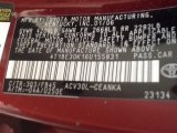 2006 Camry Color Code for Salsa Red Pearl - Color Code: 3Q3