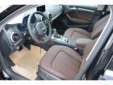 2015 Audi A3 1.8 Premium Chestnut Brown Interior