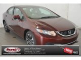 2014 Crimson Pearl Honda Civic EX Sedan #96879733