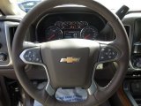 2015 Chevrolet Silverado 3500HD LTZ Crew Cab 4x4 Steering Wheel