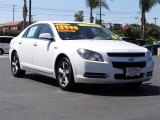 2009 Summit White Chevrolet Malibu Hybrid Sedan #96911437