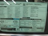 2015 Cadillac XTS Luxury Sedan Window Sticker