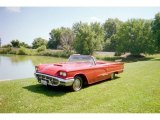 Monte Carlo Red Ford Thunderbird in 1960