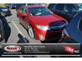 2013 Barcelona Red Metallic Toyota Camry Hybrid XLE #96953549