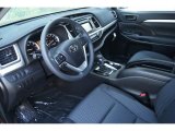2015 Toyota Highlander LE AWD Black Interior