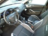 2015 Hyundai Veloster Turbo Black Interior