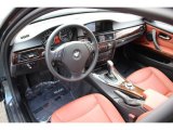 2011 BMW 3 Series 328i xDrive Sedan Coral Red/Black Dakota Leather Interior