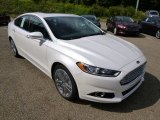 White Platinum Metallic Ford Fusion in 2015