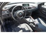 2015 BMW 3 Series 328i Sedan Black Interior