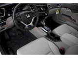 2014 Honda Civic HF Sedan Beige Interior