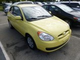 2010 Mellow Yellow Hyundai Accent GS 3 Door #97066971