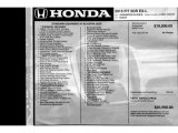 2015 Honda Fit EX-L Window Sticker