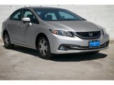 2014 Alabaster Silver Metallic Honda Civic Hybrid Sedan #97066888