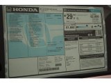 2015 Honda Accord Sport Sedan Window Sticker