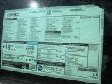 2015 GMC Yukon XL SLE 4WD Window Sticker