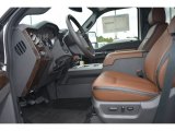 2015 Ford F350 Super Duty Platinum Crew Cab 4x4 Platinum Pecan Interior