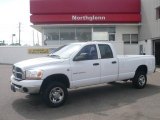 2006 Bright White Dodge Ram 2500 SLT Quad Cab 4x4 #9696191