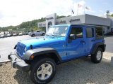 2015 Hydro Blue Pearl Jeep Wrangler Unlimited Sport S 4x4 #97110588