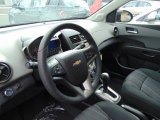 2015 Chevrolet Sonic LT Sedan Jet Black/Dark Titanium Interior