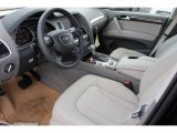 2015 Audi Q7 3.0 TDI Premium Plus quattro Limestone Gray Interior