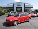 Passion Red Volvo S40 in 2006