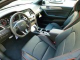 2015 Hyundai Sonata Sport 2.0T Black/Orange Interior