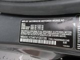 2015 X1 Color Code for Mineral Grey Metallic - Color Code: B39