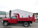 2015 Victory Red Chevrolet Silverado 3500HD WT Regular Cab 4x4 Dump Truck #97189079