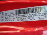 2015 Wrangler Unlimited Color Code for Firecracker Red - Color Code: PRC