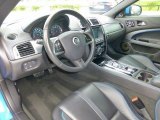 2013 Jaguar XK XKR-S Coupe XKR-S Warm Charcoal/Reims Blue Contrast Interior